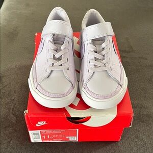 Nike Kids' Court Legacy Sneakers - Light Gray